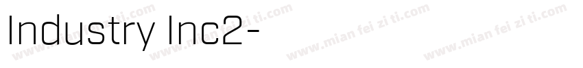 Industry Inc2字体转换